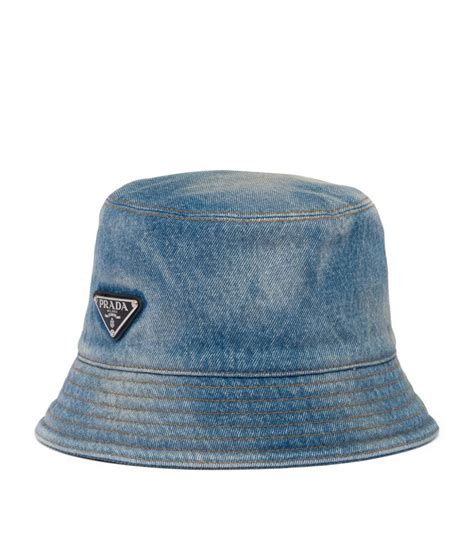 prada bucket hat reversible|prada denim bucket hat.